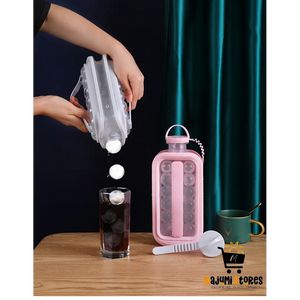 2-in-1 Ice Ball Maker and Cold Water Bottle