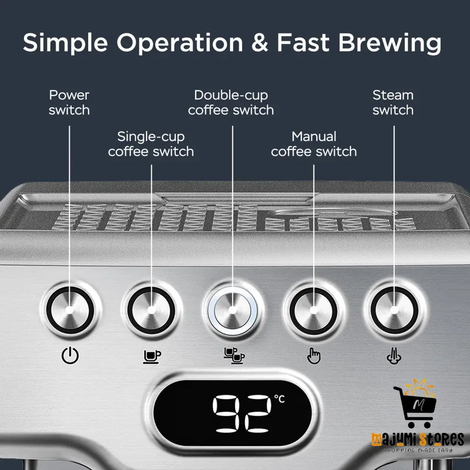 20 Bar Espresso Machine with Milk Frother