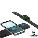 3-in-1 Wireless Fabric Travel Charger