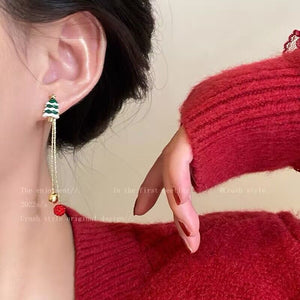 Christmas Tassel Earrings