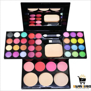 39-Color Makeup Box with Eyeshadow Lipstick Blush and Powder
