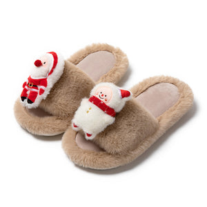 Santa Claus Open-toe Slippers