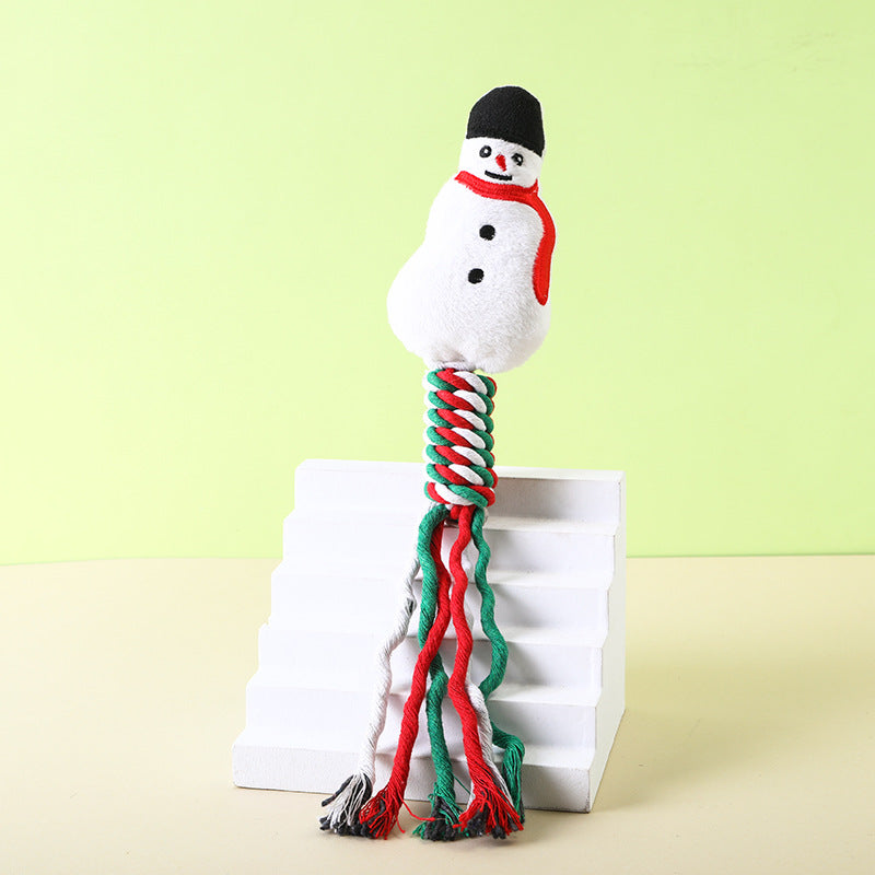 Molar-Resistant Christmas Pet Plush Toy