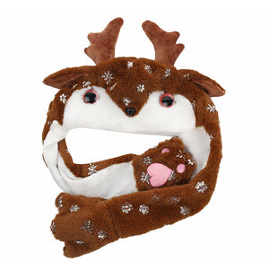 Elk Headgear Christmas Hat