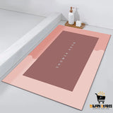 Absorbent and Quick-Drying Bathroom Floor Mat