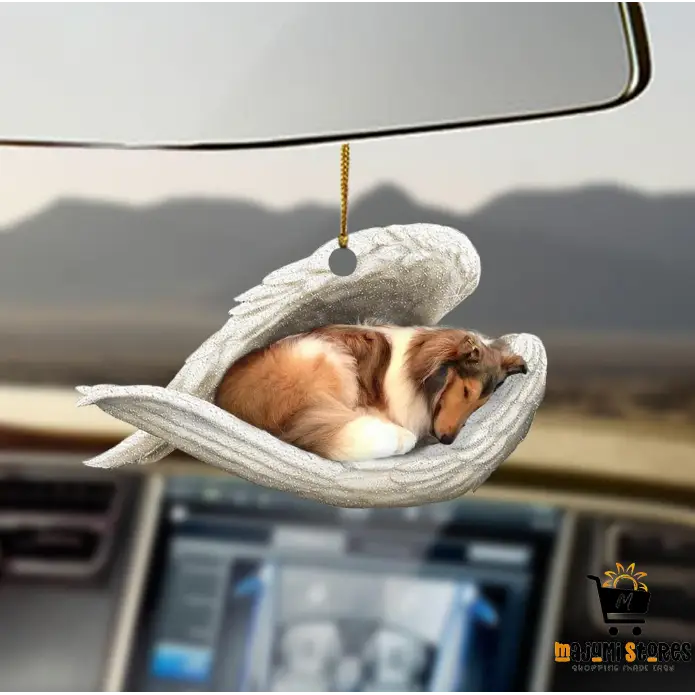 Sleeping Dog Angel Car Pendant
