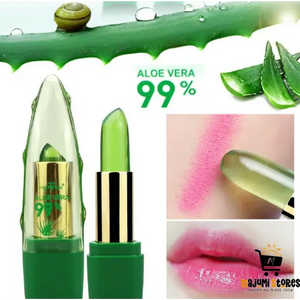 Color Changing Aloe Vera Lipstick Gloss with Moisturizing