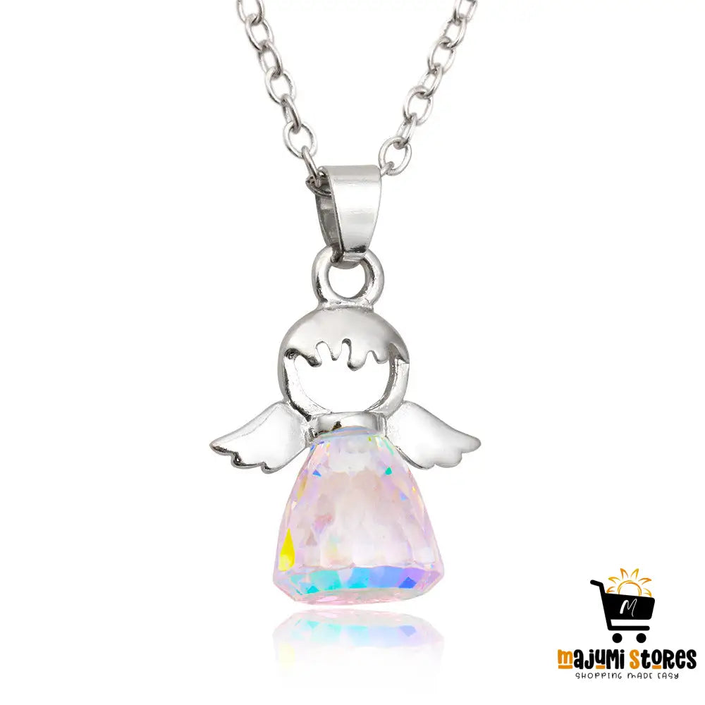 Little Angel Crystal Necklace