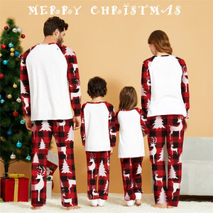 Christmas Deer Print Family Pajama Set