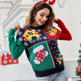 Christmas Tree Snowflake Sweater