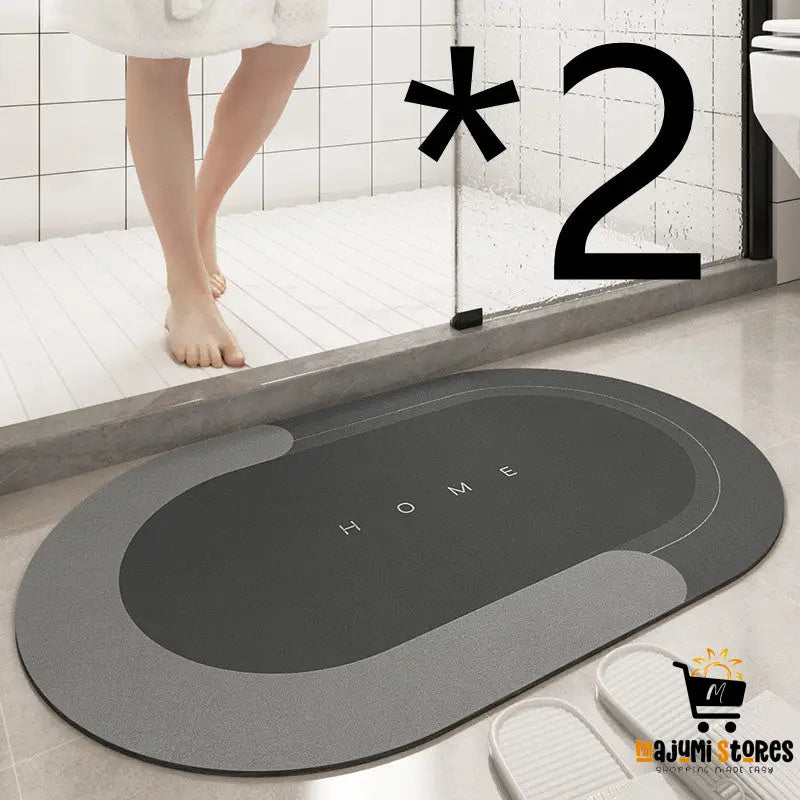Foot Mat for Bathroom Sliding Door Cushion