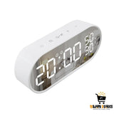 LED Mirror Touch Electronic Alarm Clock