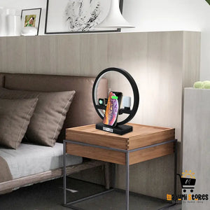 4-in-1 Bedside Lamp Wireless Charger