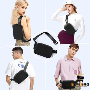 Women’s Belt Waist Bag Crossbody Fanny Pack - Shoulder Chest