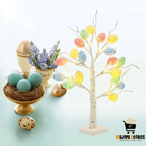 Easter Egg LED Birch Tree Decoration