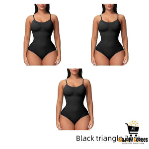 Seamless Bodysuit with Large Waistband