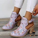 Women’s Flowers Embroidery Loafers