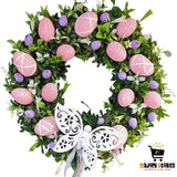 Easter Bunny Wreath Decoration Props for the Family