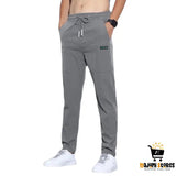 Casual Elastic Men’s Large Business Pants in Ice Silk