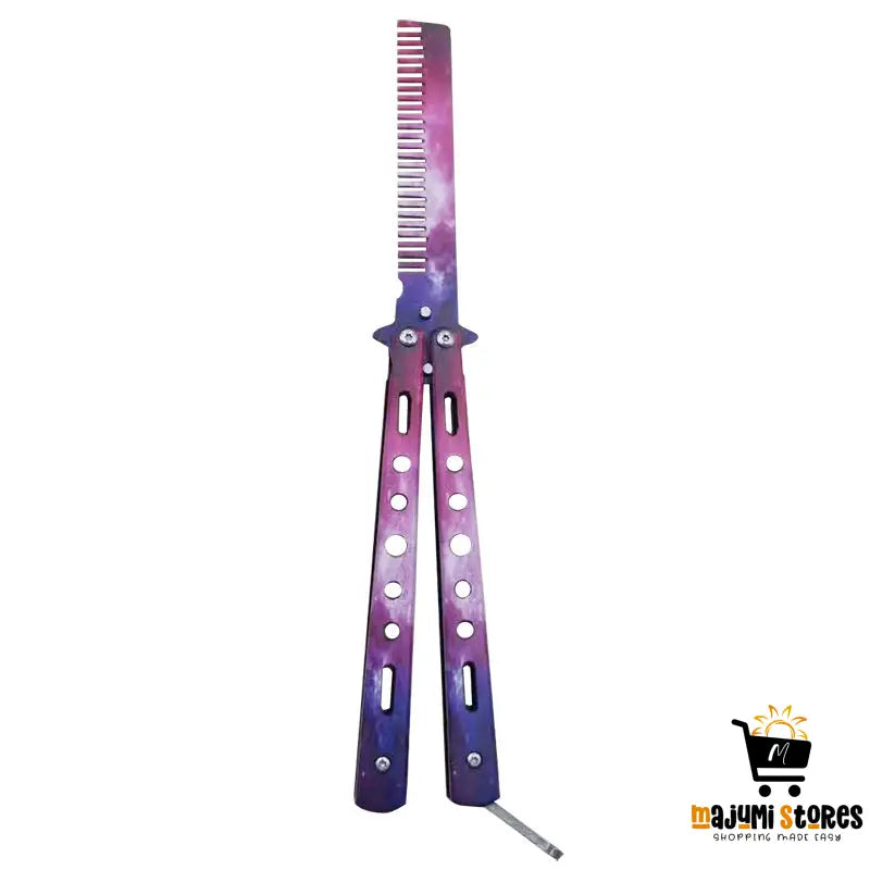 Foldable Stainless Steel Butterfly Comb