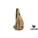 Casual Canvas Chest Pack Crossbody Bag for Men