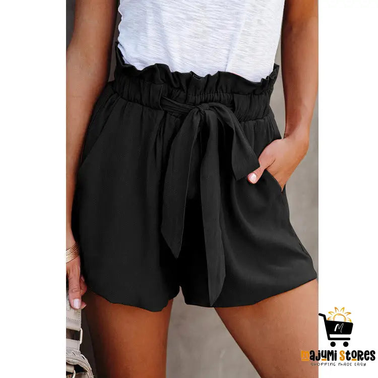 Casual Loose High Waist Shorts for Women