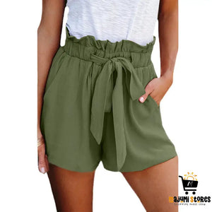 Casual Loose High Waist Shorts for Women