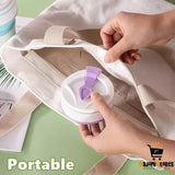 Collapsible Folding Cup with Cover - Kitchen Gadgets