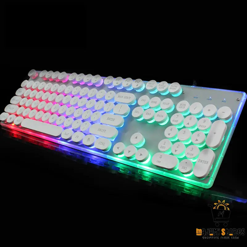Colorful Luminous Keyboard Mouse Set