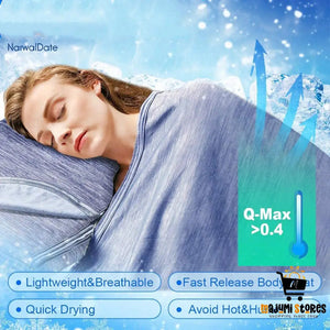 Single Cold Feeling Napping Blanket with Ice Silk