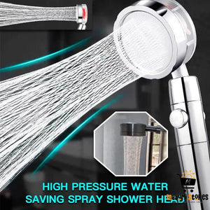 Turbocharged High Pressure Handheld Shower Head