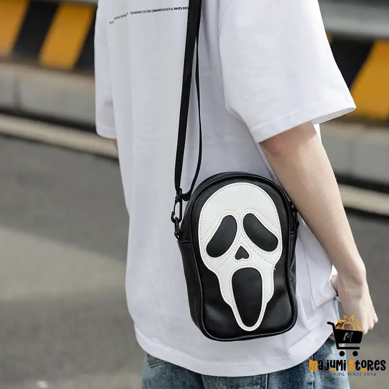 Funny Ghost Skull Crossbody Bag