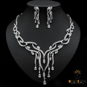 Crystal Zircon Jewelry Set
