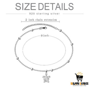 Cute Anklet Bracelets - Sterling Silver Fashion Jewelry