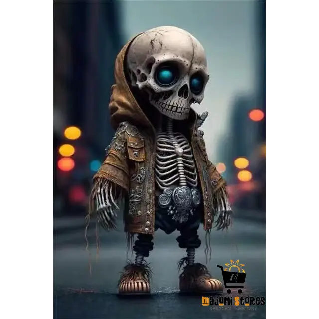 Halloween Skeleton Doll Decoration Sweater