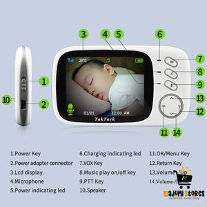Digital Baby Care Device - 3.2 Inch Display for Easy