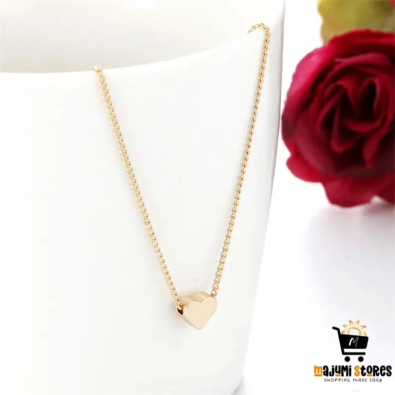 Double-Sided Love Pendant Necklace