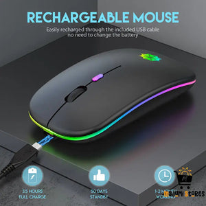 Silent Laptop Gaming Mouse