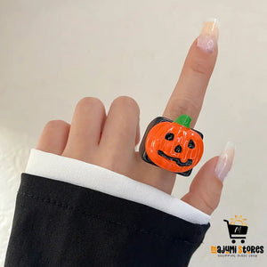 Knuckle Ring Pumpkin Bat Ghost