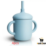 Baby Feeding Cup Straw Water Bottle