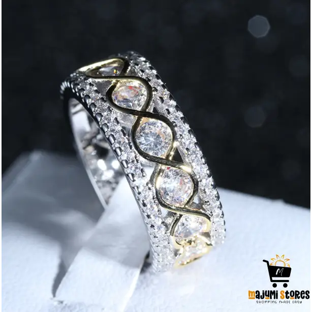 Zircon Stone Promise Ring for Women