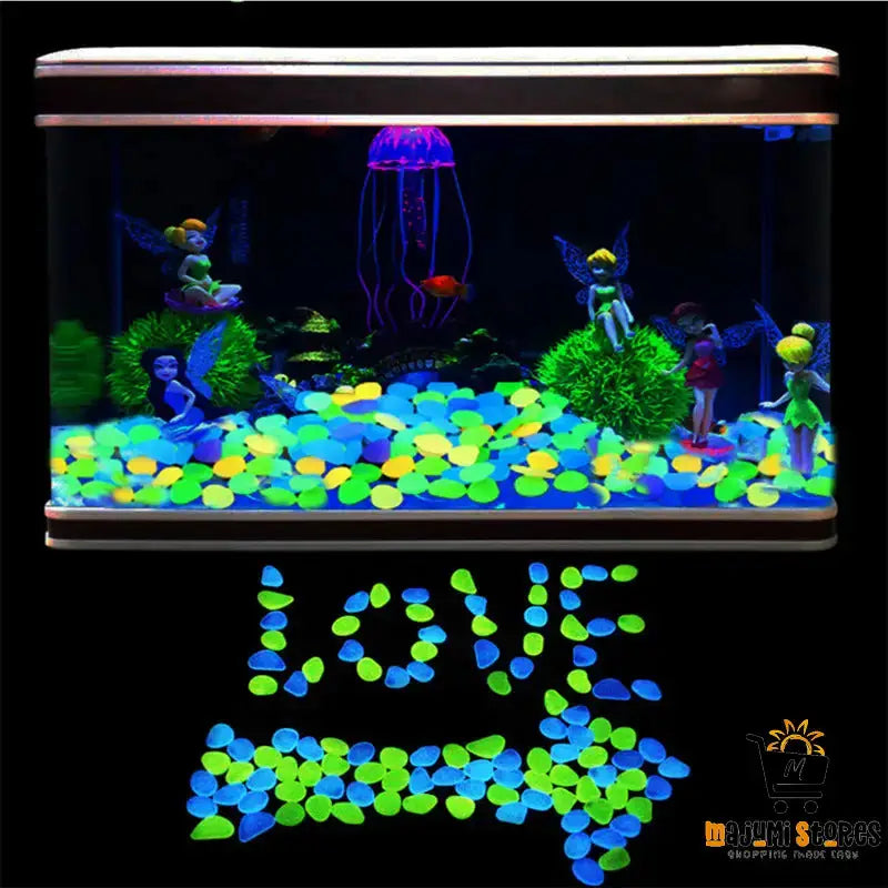 Colorful Luminous Landscaping Pebbles - 100PCS