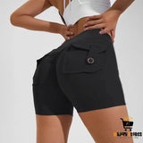 Women’s High Waist Shorts with Pockets