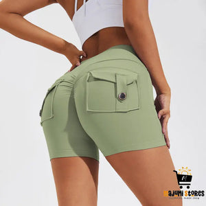 Women’s High Waist Shorts with Pockets