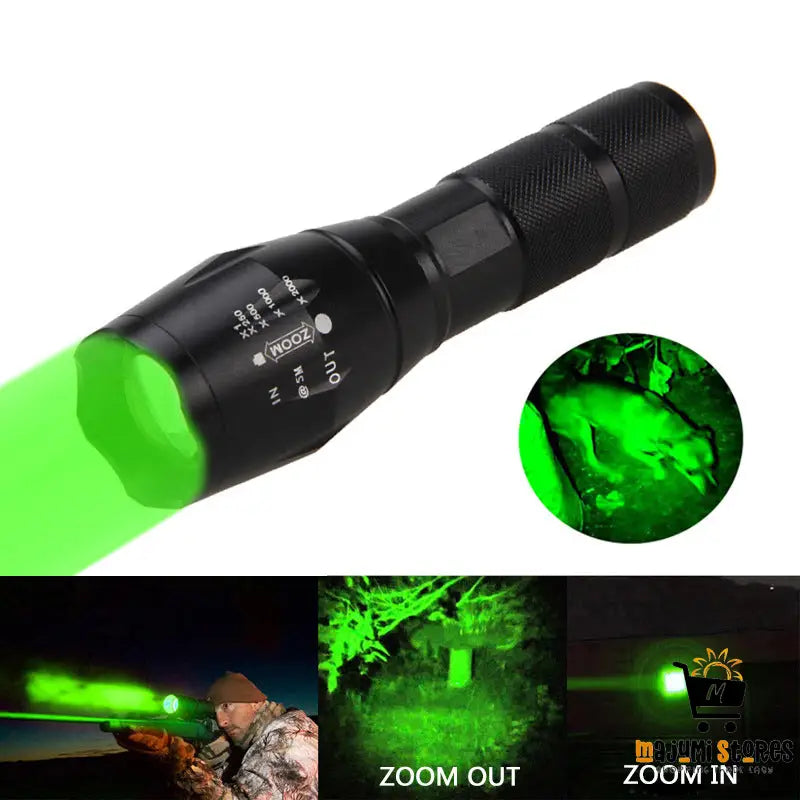 Portable Zoomable LED Flashlight