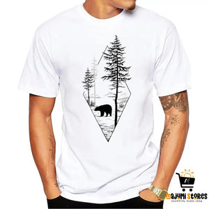 Forest Bear Short Sleeve T-Shirt for Men