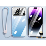 Gradient Protective Phone Case with Large Window