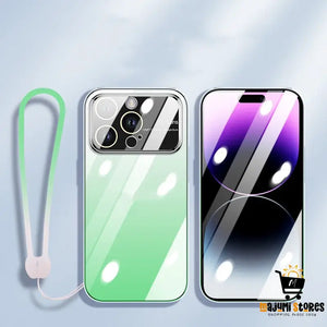 Gradient Protective Phone Case with Large Window