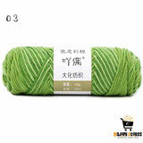 Gradient Milk Cotton Wool Hand-knitted Yarn