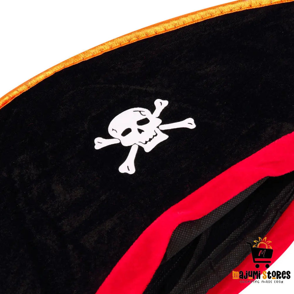 Pirate Hat with Skull Print